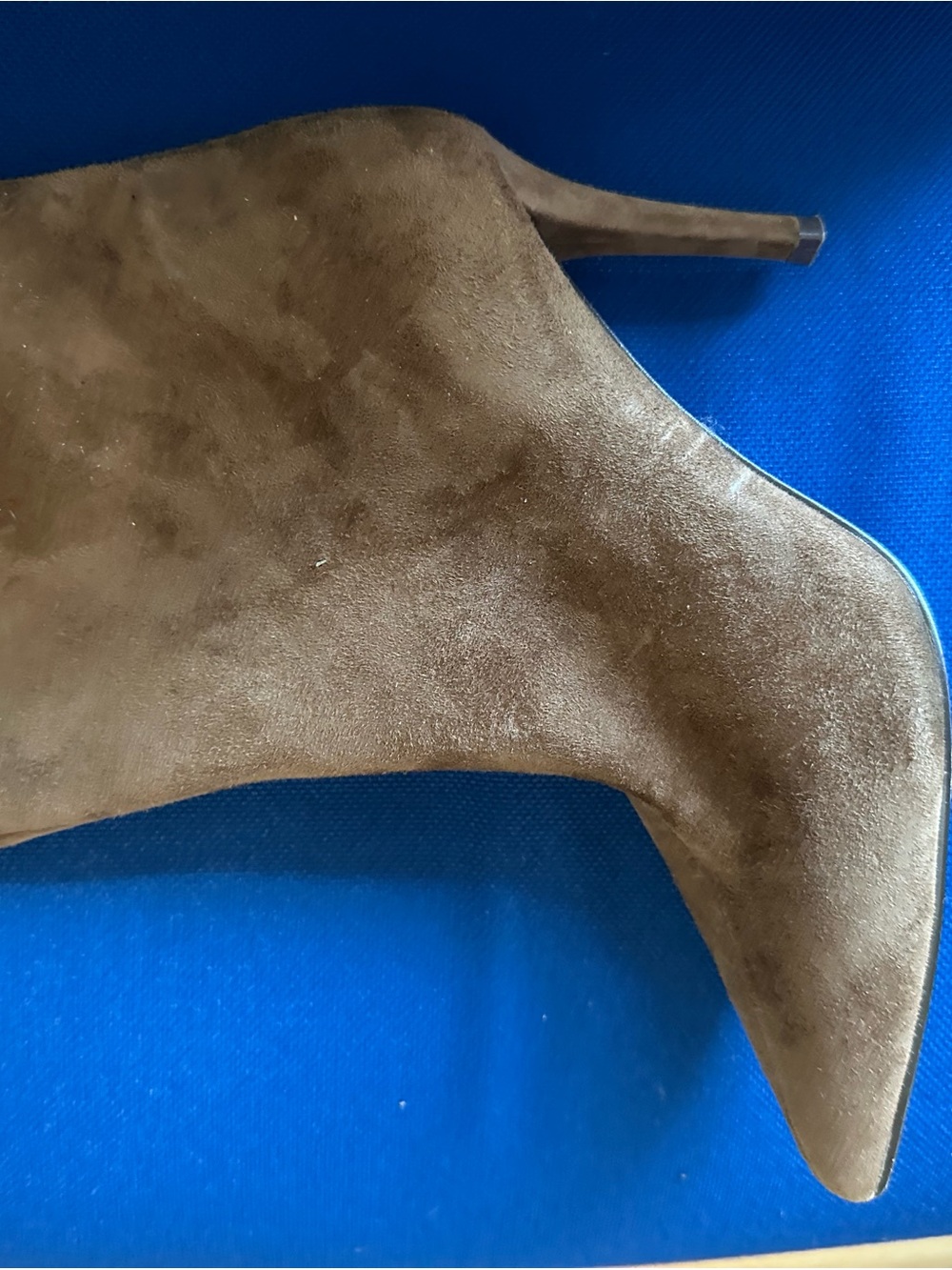 Steve Madden Brown Suede Pointed Toe Stiletto Ankle Boot